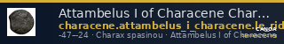 Attambelus I of Characene Charax Spasinou Le Rider 1959 17-18 — CANOA