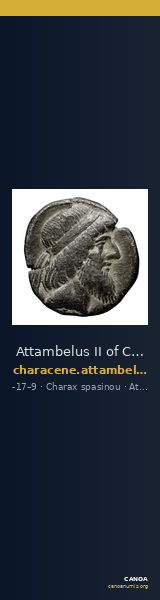 Attambelus II of Characene Charax Spasinou BMC Characene pl. 43, 4-6 — CANOA