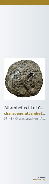 Attambelus III of Characene Charax Spasinou Le Rider 1959 35-36 — CANOA