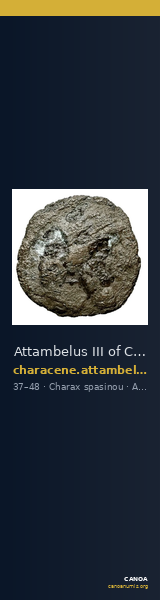 Attambelus III of Characene Charax Spasinou Le Rider 1959 35-36 — CANOA
