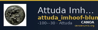 Attuda Imhoof-Blumer 1901-2 p.123, 5 — CANOA