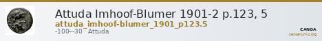 Attuda Imhoof-Blumer 1901-2 p.123, 5 — CANOA