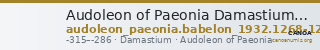 Audoleon of Paeonia Damastium Babelon 1932 1268-1273 — CANOA
