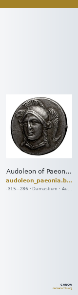 Audoleon of Paeonia Damastium Babelon 1932 1275 — CANOA