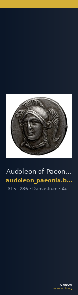 Audoleon of Paeonia Damastium Babelon 1932 1275 — CANOA