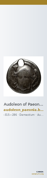 Audoleon of Paeonia Damastium Babelon 1932 1276-1277 — CANOA