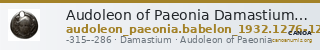 Audoleon of Paeonia Damastium Babelon 1932 1276-1277 — CANOA