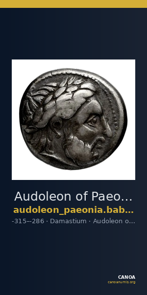 Audoleon of Paeonia Damastium Hoover 2016 152 — CANOA