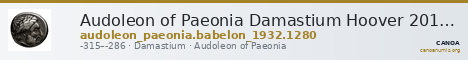 Audoleon of Paeonia Damastium Hoover 2016 152 — CANOA
