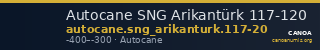 Autocane SNG Arikantürk 117-120 — CANOA