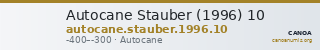 Autocane Stauber (1996) 10 — CANOA