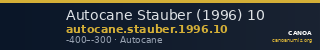 Autocane Stauber (1996) 10 — CANOA
