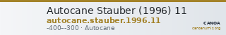 Autocane Stauber (1996) 11 — CANOA