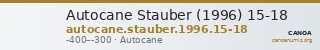 Autocane Stauber (1996) 15-18 — CANOA
