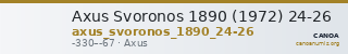 Axus Svoronos 1890 (1972) 24-26 — CANOA