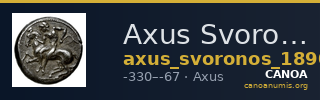 Axus Svoronos 1890 (1972) 8, 14 — CANOA