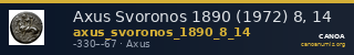 Axus Svoronos 1890 (1972) 8, 14 — CANOA