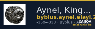 Aynel, King of Byblus Byblus Elayi 2014 IV.4.3 — CANOA