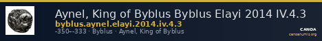 Aynel, King of Byblus Byblus Elayi 2014 IV.4.3 — CANOA