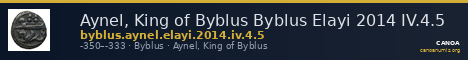 Aynel, King of Byblus Byblus Elayi 2014 IV.4.5 — CANOA