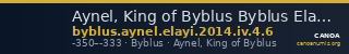 Aynel, King of Byblus Byblus Elayi 2014 IV.4.6 — CANOA
