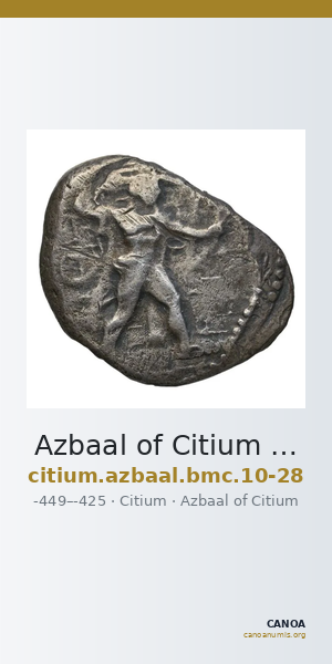 Azbaal of Citium Citium BMC Citium 10-28 — CANOA