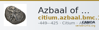 Azbaal of Citium Citium BMC Citium 10-28 — CANOA