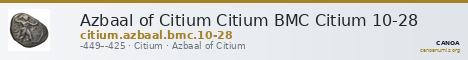 Azbaal of Citium Citium BMC Citium 10-28 — CANOA