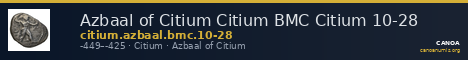 Azbaal of Citium Citium BMC Citium 10-28 — CANOA