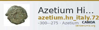 Azetium Historia Numorum Italy 728 — CANOA