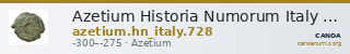 Azetium Historia Numorum Italy 728 — CANOA
