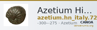 Azetium Historia Numorum Italy 729 — CANOA