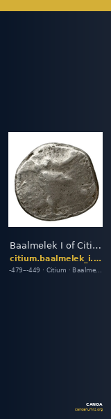 Baalmelek I of Citium Citium BMC Citium 2-7 — CANOA