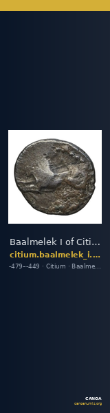 Baalmelek I of Citium Citium BMC Citium 8-9 — CANOA