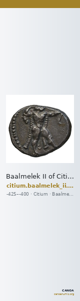 Baalmelek II of Citium Citium BMC Citium 29-48 — CANOA
