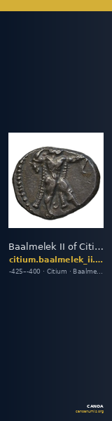 Baalmelek II of Citium Citium BMC Citium 29-48 — CANOA