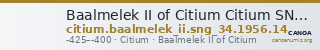 Baalmelek II of Citium Citium SNG Copenhagen Citium 14 — CANOA