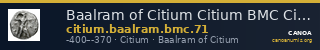 Baalram of Citium Citium BMC Citium 71 — CANOA