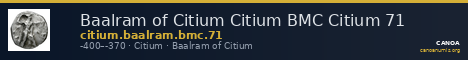 Baalram of Citium Citium BMC Citium 71 — CANOA