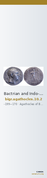 Bactrian and Indo-Greek Coinage Agathocles 10.2 — CANOA