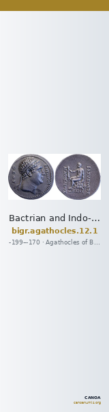 Bactrian and Indo-Greek Coinage Agathocles 12.1 — CANOA