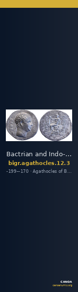Bactrian and Indo-Greek Coinage Agathocles 12.3 — CANOA
