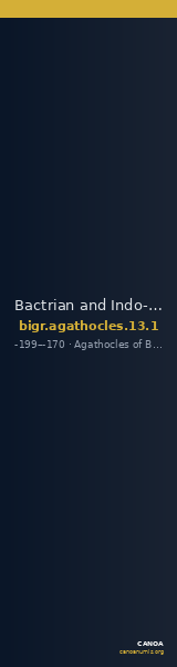 Bactrian and Indo-Greek Coinage Agathocles 13.1 — CANOA