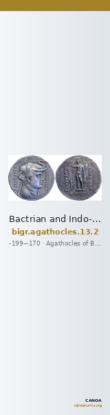 Bactrian and Indo-Greek Coinage Agathocles 13.2 — CANOA