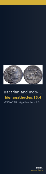 Bactrian and Indo-Greek Coinage Agathocles 15.4 — CANOA