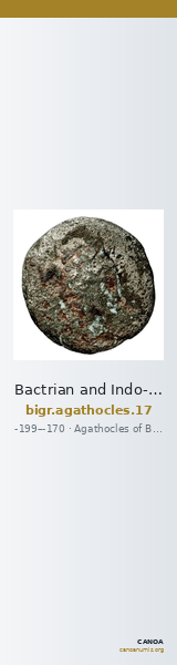 Bactrian and Indo-Greek Coinage Agathocles 17 — CANOA
