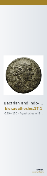 Bactrian and Indo-Greek Coinage Agathocles 17.1 — CANOA