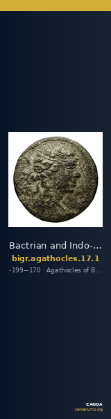 Bactrian and Indo-Greek Coinage Agathocles 17.1 — CANOA