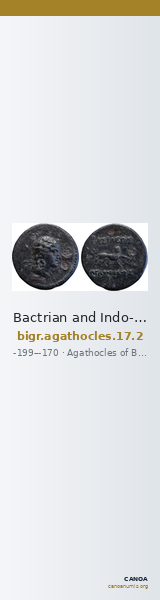 Bactrian and Indo-Greek Coinage Agathocles 17.2 — CANOA