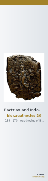 Bactrian and Indo-Greek Coinage Agathocles 20 — CANOA